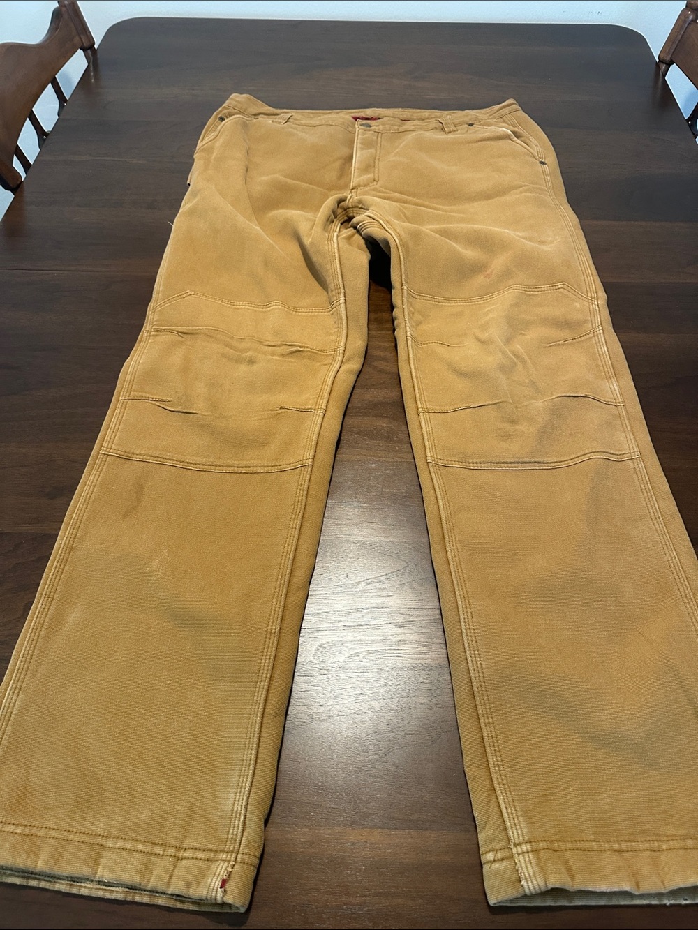 Men's Corduroy Work Pants in Tan